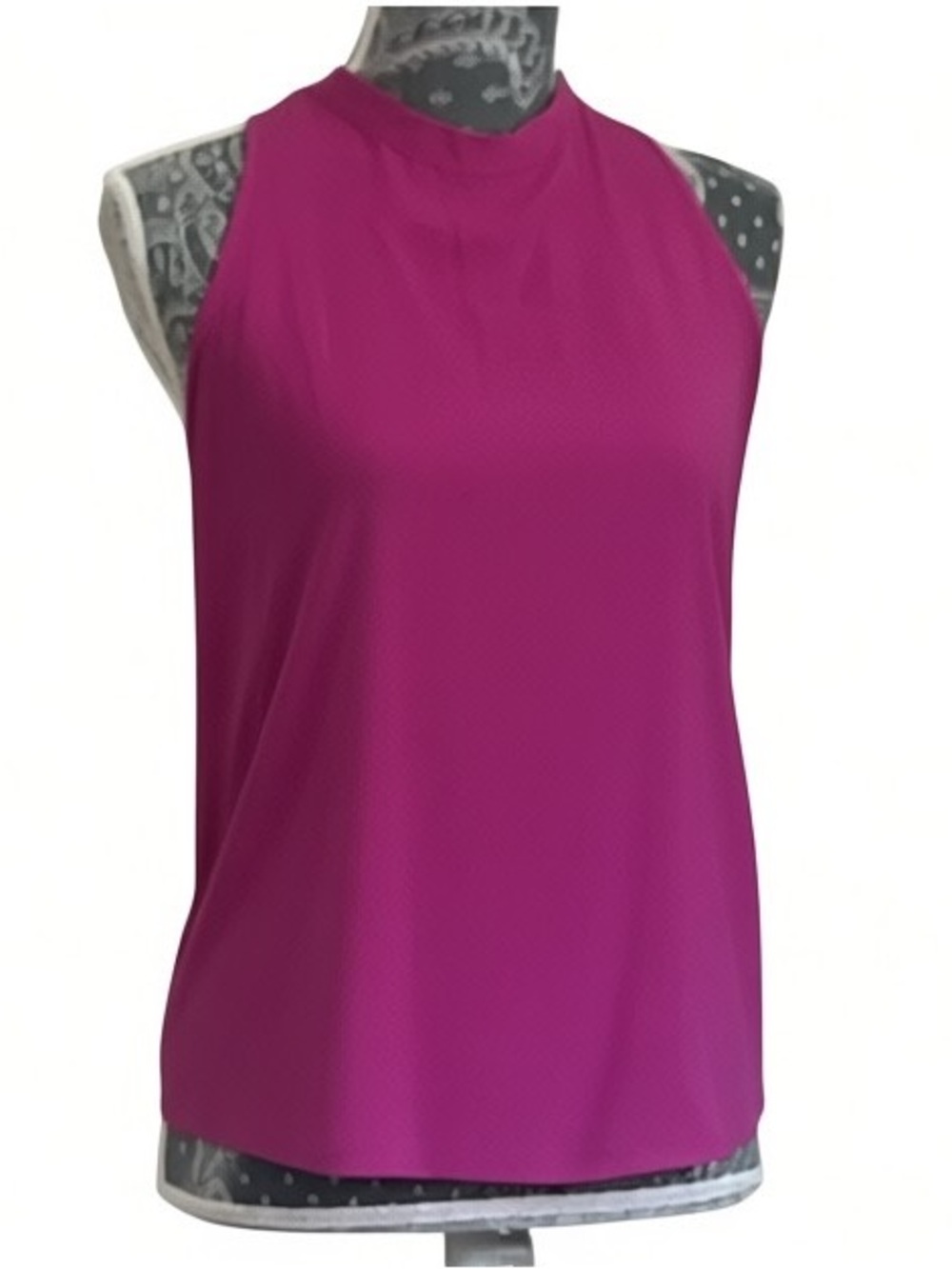 Women's Rose & Olive Pink Sleeveless Tank Top Blouse Large